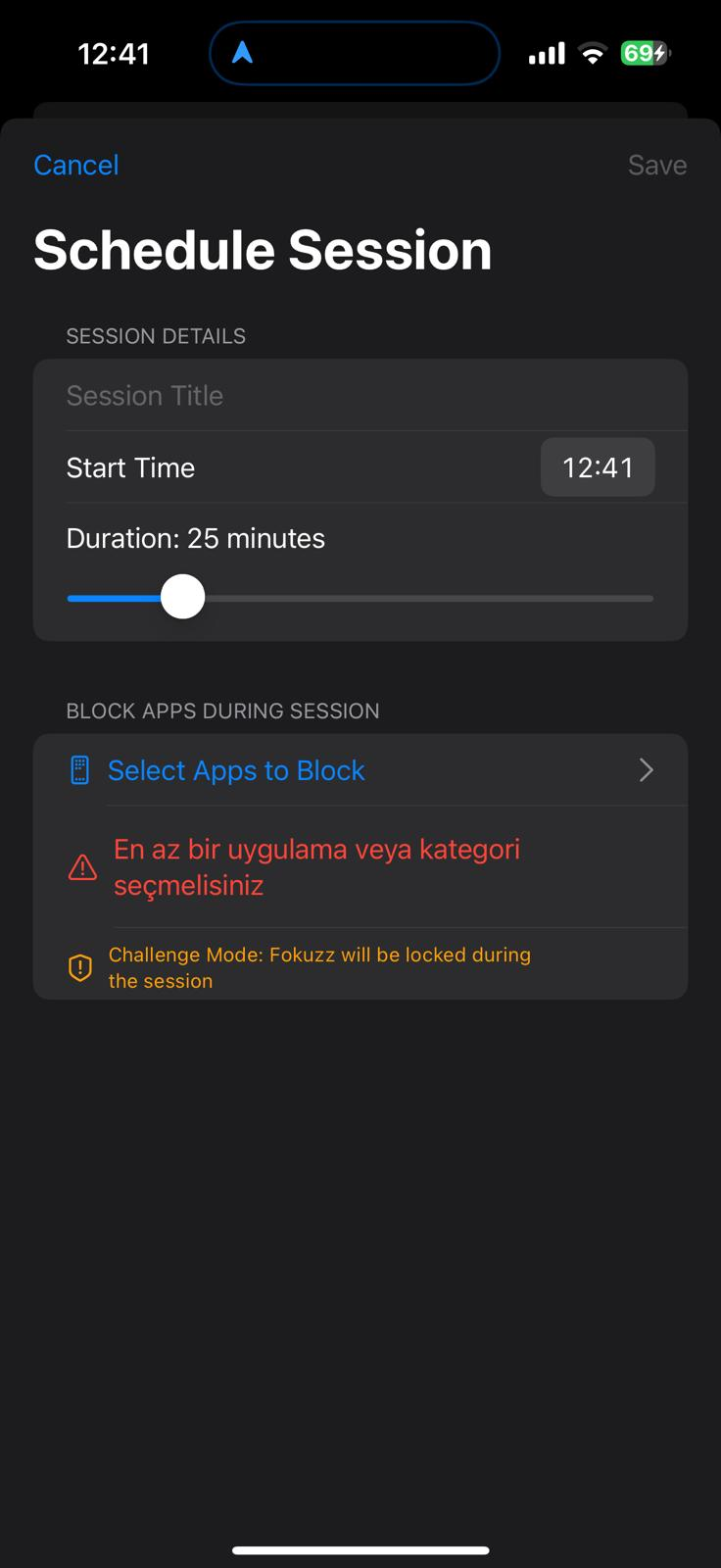 Focusaurus Session Scheduler